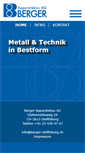 Mobile Screenshot of berger-steffisburg.ch