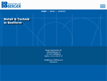 Tablet Screenshot of berger-steffisburg.ch